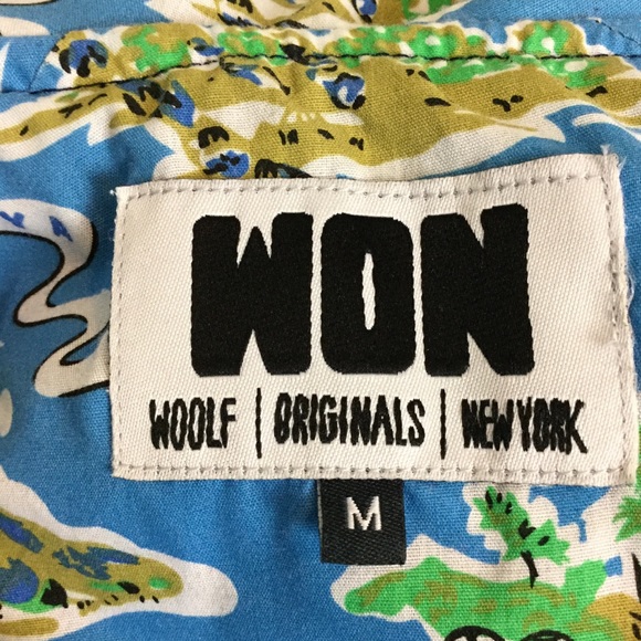 WON Woolf Originals NY cotton hooded jacket medium - Picture 6 of 13